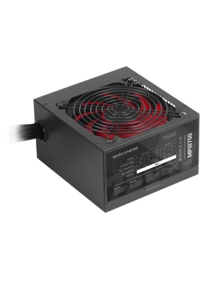 MARS GAMING Fuente Alimen' MPIII 750W' 85% Silent