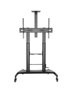 Soporte de Suelo Inclinable con Ruedas y Manivela Aisens FT100TE-123 para TV 60-100'/ hasta 100kg