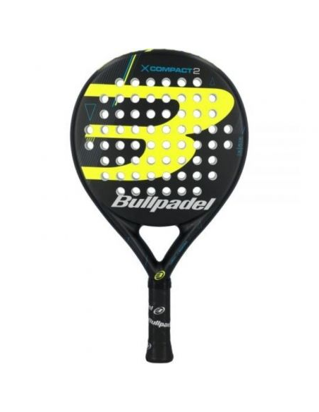 Pala de Pádel Bullpadel X-Compact 2/ Negra y Amarilla