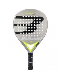 Pala de Pádel Bullpadel Brave 3.0 2021/ Gris y Amarilla