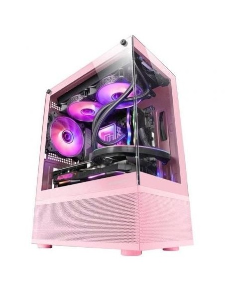 Caja Gaming Minitorre Mars Gaming MC-SE/ Rosa