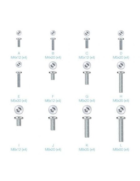 Kit de Montaje Universal TooQ SSK4820 para pantallas con Tornillería