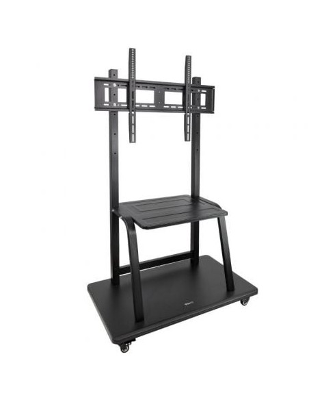 Soporte de Suelo Ajustable con Ruedas TooQ FS20101M-B para TV de 37-100'/ hasta 150kg