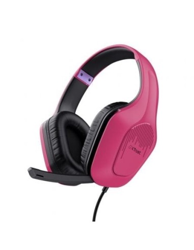 Auriculares Gaming con Micrófono Trust Gaming GXT 415 Zirox/ Jack 3.5/ Rosas