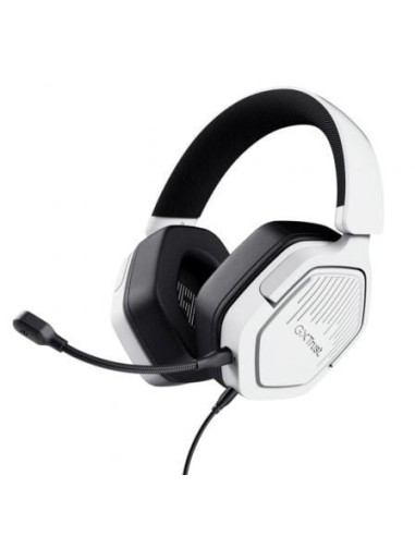 Auriculares Gaming con Micrófono Trust Gaming GXT 492W Carus/ Jack 3.5/ Blancos