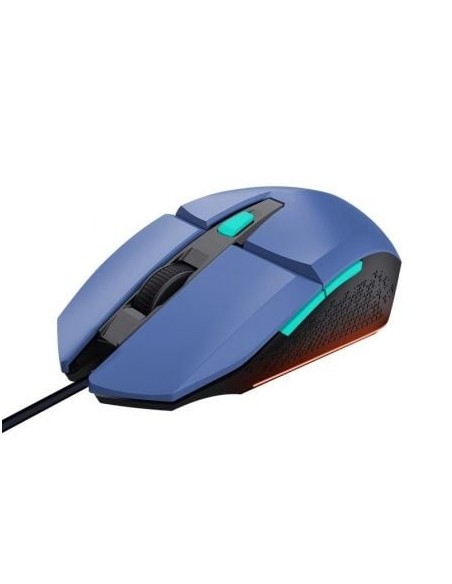 Ratón Gaming Trust Gaming GXT 109 Felox/ Hasta 6400 DPI/ Azul