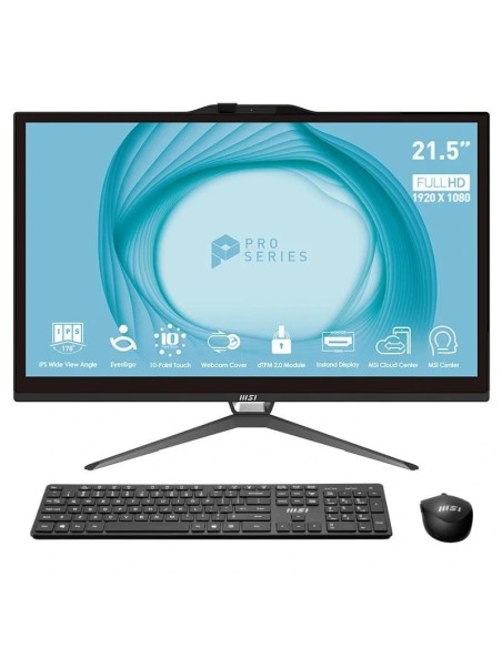 MSI Pro AP222T-225ES i5-13400 8 256 DOS 22" tacN