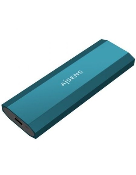 Caja Externa para Disco SSD M.2 SATA/NVMe Aisens ASM2-019BLU/ USB 3.1/ Sin tornillos