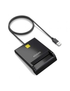 Lector de DNI y Tarjetas Aisens ASCR-SN06-BK/ Negro