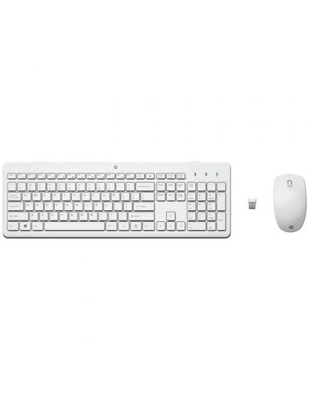 Teclado y Ratón Inalámbricos HP 230/ Blancos