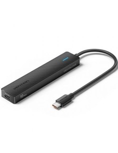Hub USB Tipo-C 3.2 Vention CHYBB/ 2xUSB Tipo-C 3.2/ 2xUSB 3.2/ 1xUSB Tipo-C/ 15cm