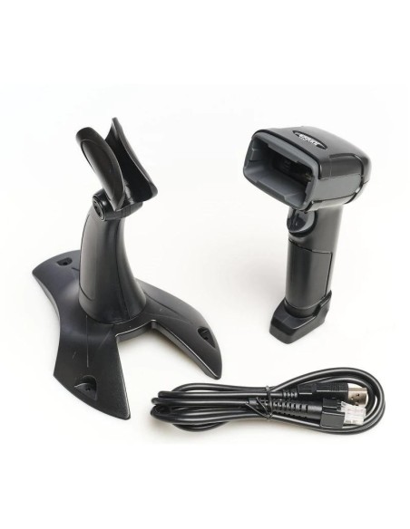 iggual Lector código barras 2D USB con soporte