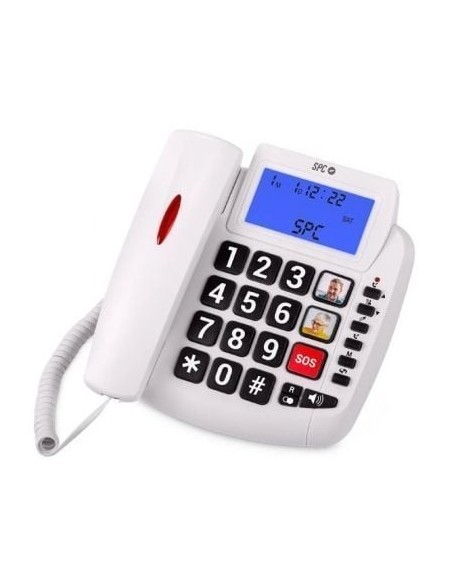 Teléfono SPC Comfort Volume 2/ Blanco