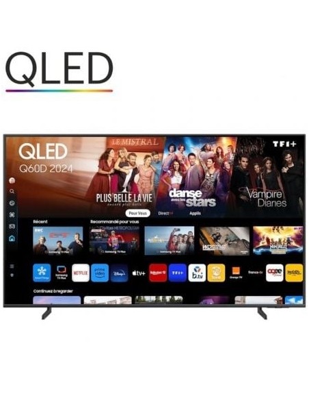 Televisor Samsung QLED Q60D TQ50Q60DAU 50'/ Ultra HD 4K/ Smart TV/ WiFi