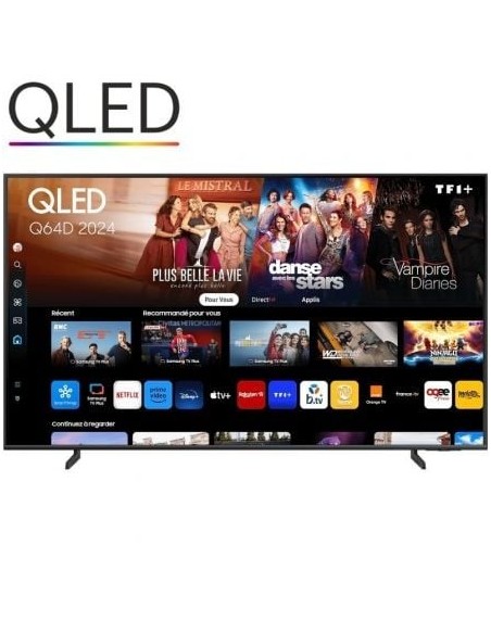 Televisor Samsung QLED Q64D TQ65Q64DAU 65'/ Ultra HD 4K/ Smart TV/ WiFi
