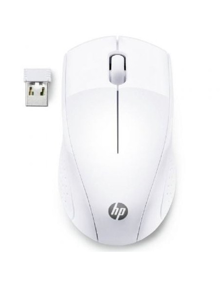 Ratón Inalámbrico HP 220/ Hasta 1600 DPI/ Blanco Nieve