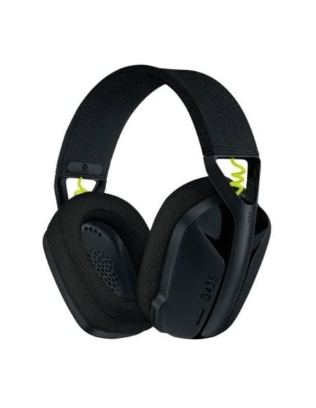 Auriculares Gaming Inalámbrico con Micrófono Logitech G435/ Bluetooth/ Negros y Amarillos