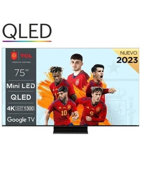 Televisor TCL QLED-Mini LED 75C805 75'/ Ultra HD 4K/ Smart TV/ WiFi
