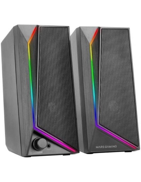 Altavoces Mars Gaming MS72/ 15W/ 2.0/ Negros