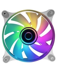 Ventilador Mars Gaming MF-3D/ 12cm/ ARGB/ Blanco