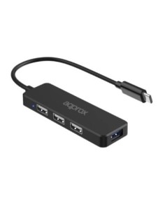 APPROX Hub USB Tipo-C 3USB 20 + 1Puerto USB 30