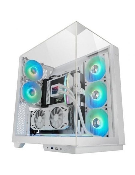Caja Gaming Torre Mars Gaming MC-3GF/ Blanca