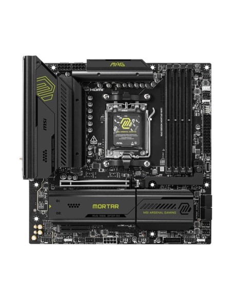 MSI Placa Base MAG B850M MORTAR WIFI mATX AM5