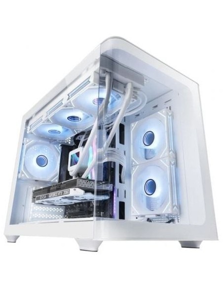 Caja Gaming Miniitorre Mars Gaming MC-FUSIONM/ Blanca