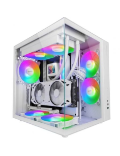 Caja Gaming Semitorre Mars Gaming MCV-ONE/ Blanca