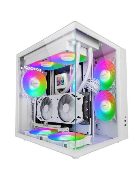 Caja Gaming Semitorre Mars Gaming MCV-ONE/ Blanca