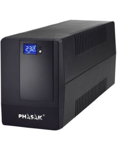 SAI Línea Interactiva Phasak 2000 VA LCD/ 2000VA/ 4 Salidas/ Formato Torre