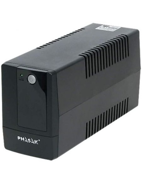 SAI Línea Interactiva Phasak Basic Interactive 600 VA/ 600VA-360W/ 2 Salidas/ Formato Torre