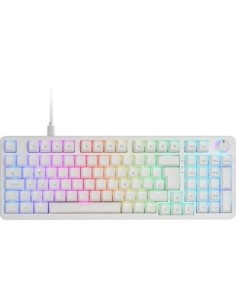 Teclado Gaming Mecánico Mars Gaming MKPROYES/ Switch Amarillo/ Blanco