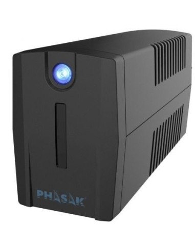 SAI Línea Interactiva Phasak Ottima 660 VA Interactive/ 660VA-360W/ 2 Salidas/ Formato Torre