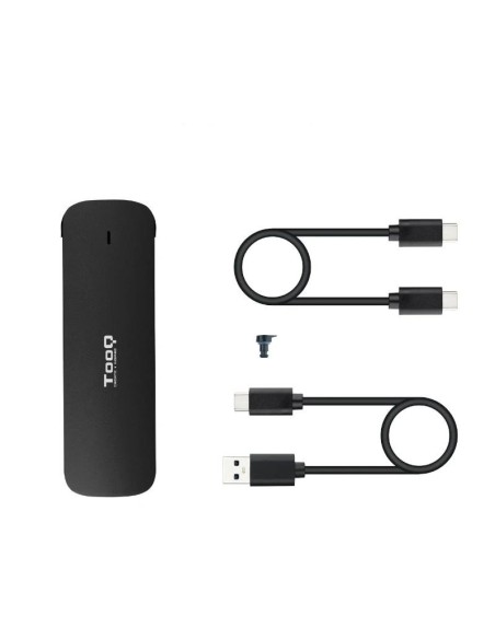 Tooq Caja Externa M'2 NVMe USB3'1 GEN2 Negra