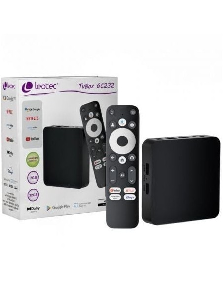 Android TV Leotec TvBox 4K GC232/ 32GB