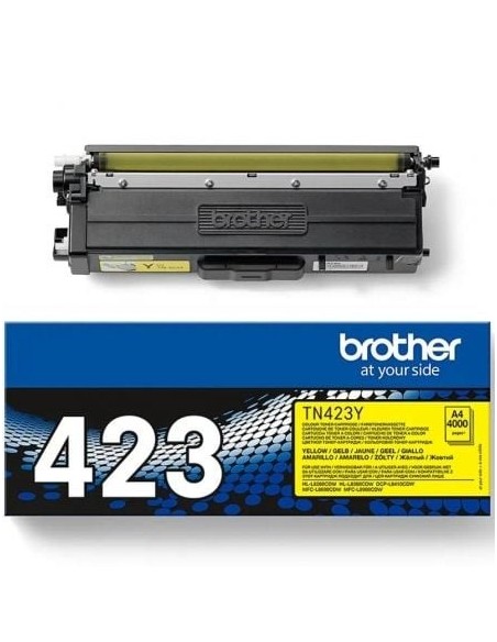 Tóner Original Brother TN-423Y Alta Capacidad/ Amarillo