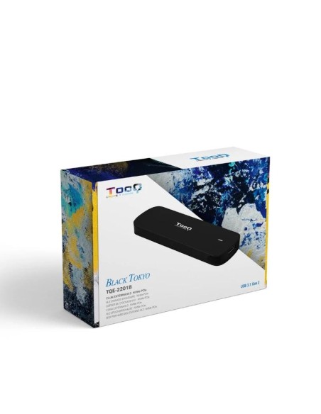Tooq Caja Externa M'2 NVMe USB3'1 GEN2 Negra