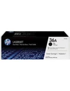 Tóner Original HP nº36A Multipack/ 2x Negro