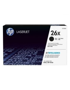Tóner Original HP nº26X XL Alta Capacidad/ Negro