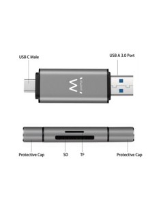 EWENT EW1075 USB3.1 Gen 1 Compact card reader All 2