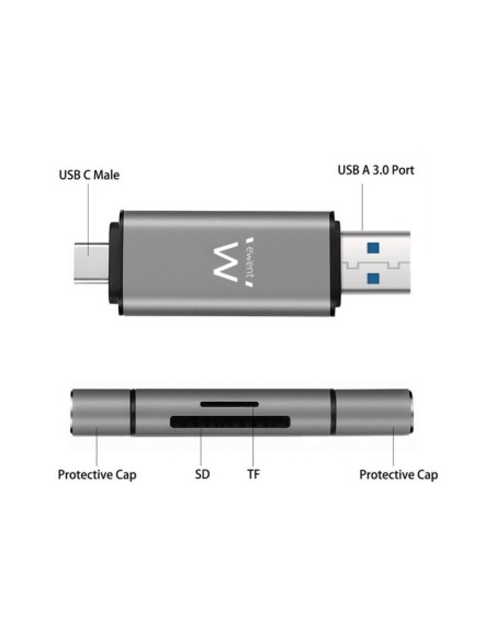 EWENT EW1075 USB3.1 Gen 1 Compact card reader All