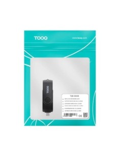 Tooq TQR-3003B Lector USB-C 2.0+USB-A 3.0 SD/TF 2