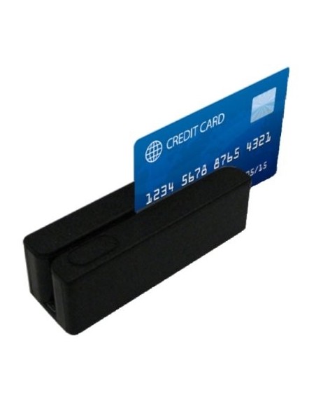 Posiberica Lector Banda Magnética 3 Pistas Usb