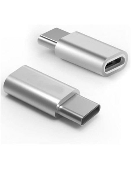 Adaptador Micro USB 3GO A201 Micro USB Hembra - USB Tipo-C Macho