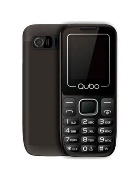 Teléfono Móvil Qubo P-180BK para Personas Mayores/ Negro