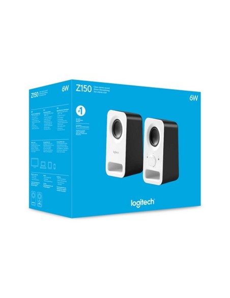 Logitech Altavoz 2'0 Z150 Blanco