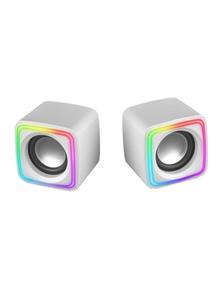 MARS GAMING Altavoces MSCUBE Premium 8W White