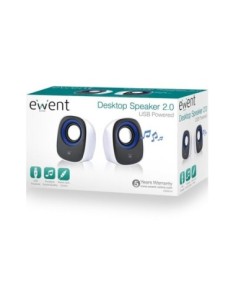 EWENT Altavoces escritorio 2'0 usb 2