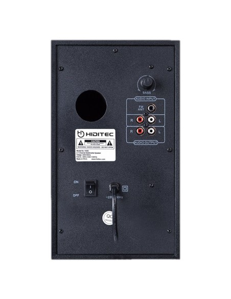 Hiditec Altavoces 2'1 Multimedia H400 40W Blt Radi